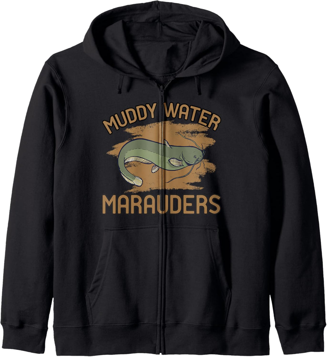 Muddy Water Marodeure Flathead Welsfisch Kapuzenjacke