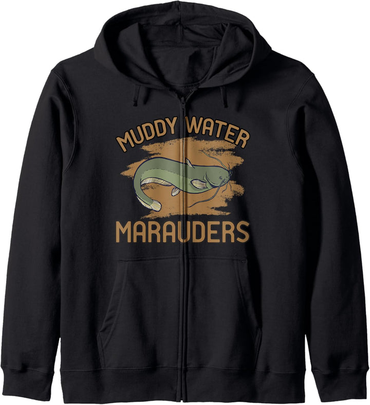 Muddy Water Marodeure Flathead Welsfisch Kapuzenjacke