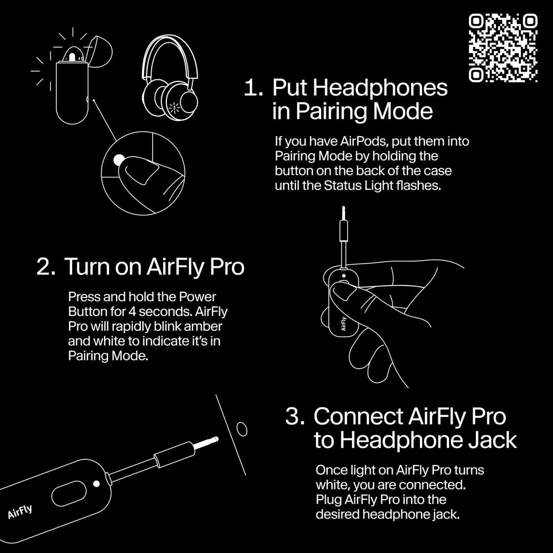 Twelve South AirFly Pro | Bluetooth Audio Adapter, Audio-Transmitter/Empfänger für bis zu 2 AirPods/