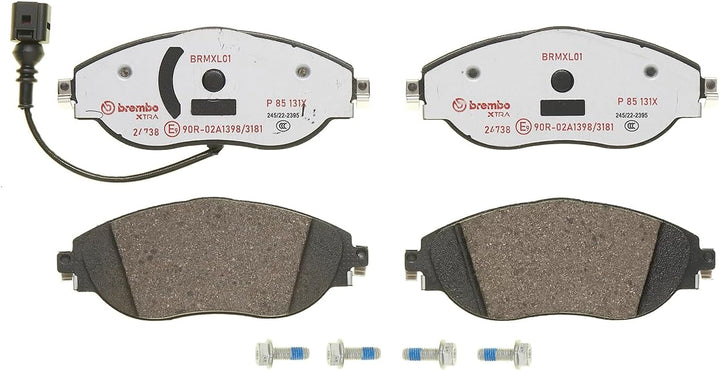 BREMBO Bremsbeläge Vorne (P 85 131X) passend für VW Passat B8 Golf VII CC T-Roc Cc B6 B