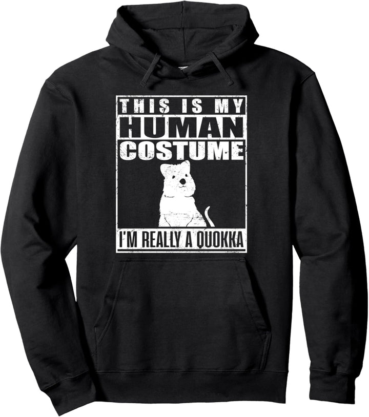 This Is My Human Costume I'm Really A Quokka Halloween Pullover Hoodie