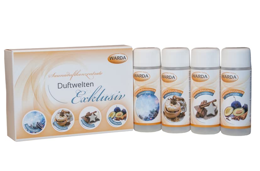 Saunaaufguss-Set Winter/Weihnachten 4 x 100 ml made by Warda