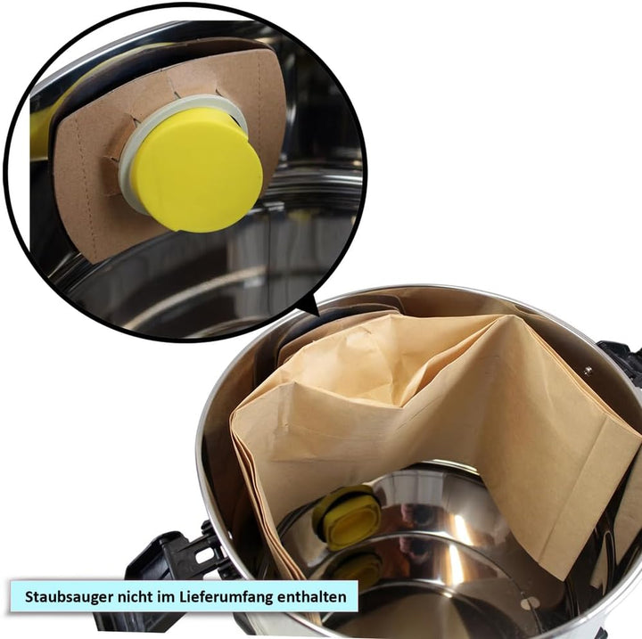MisterVac | 10 Staubsaugerbeutel kompatibel mit Bosch PAS 12-27