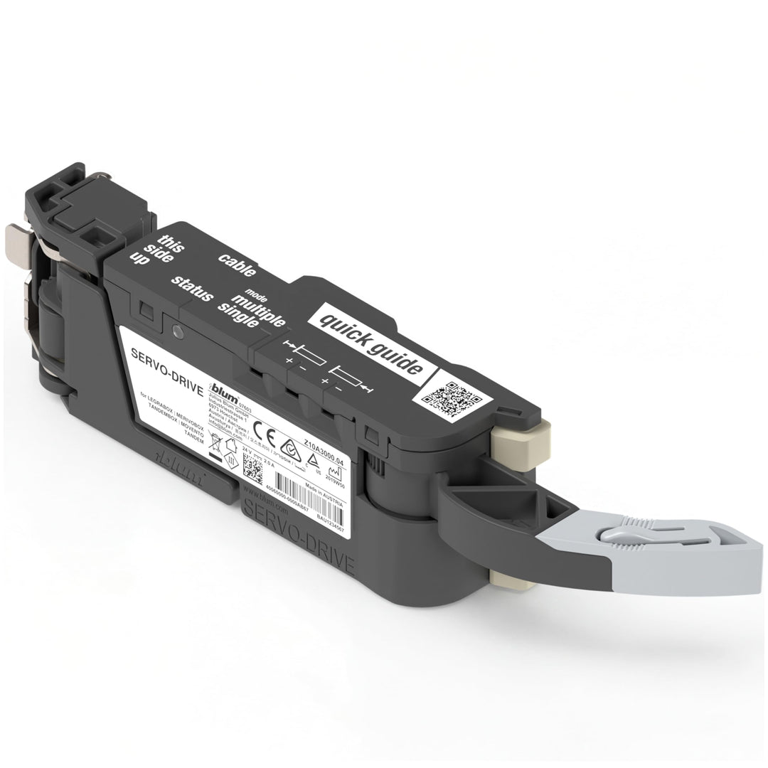 Blum SERVO-DRIVE Antriebseinheit I Öffnungsautomatik von Schubkästen, Schubladen und Auszügen I Wohn