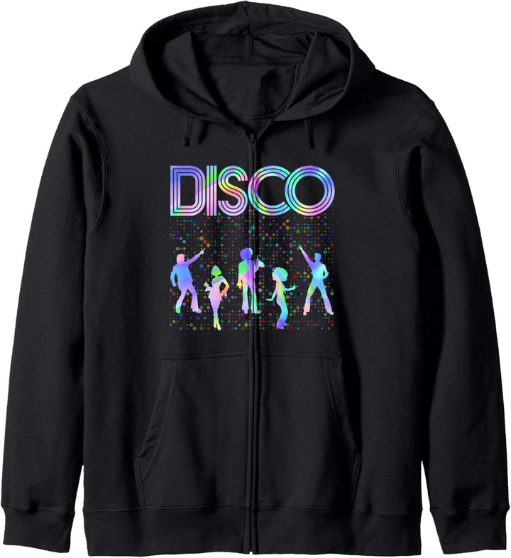 Disco Outfit 70er Jahre Kapuzenjacke