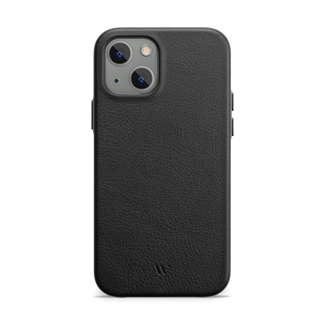WIIUKA Hülle für iPhone 13, Deutsches Leder, Lederhülle extra Dünn, Premium Handyhülle, Case, Qi, Sc