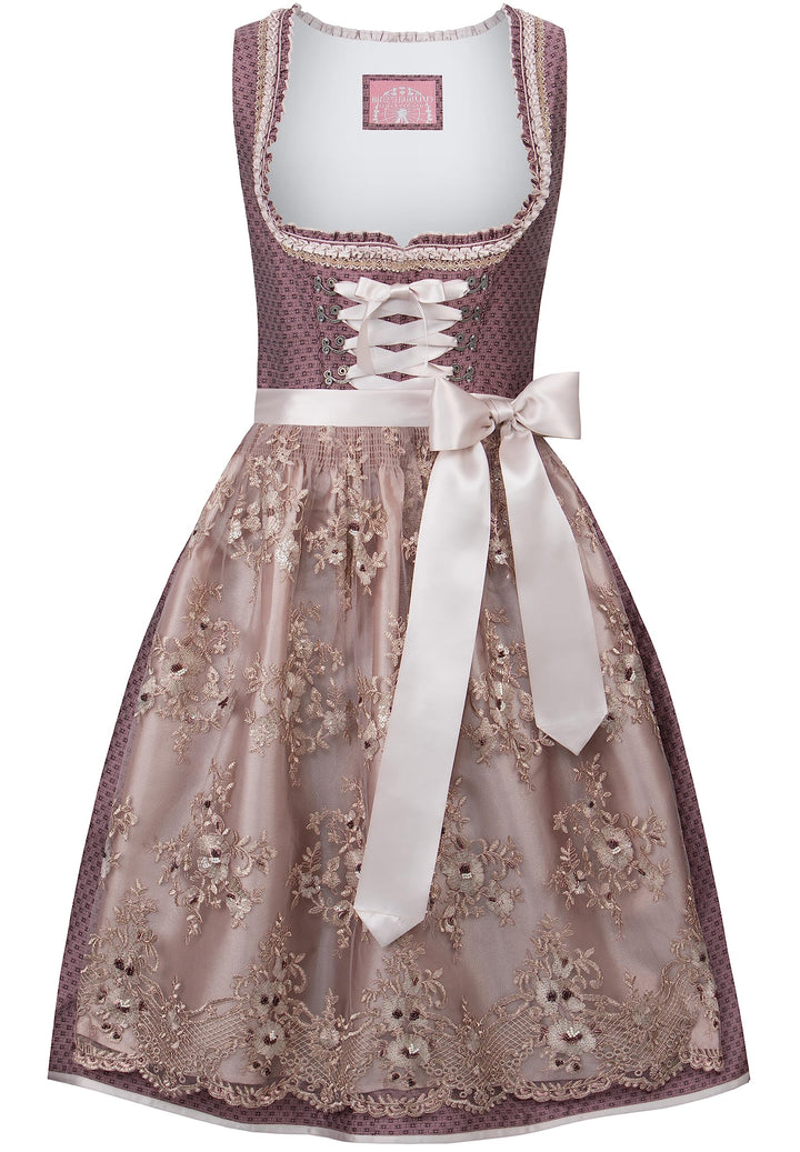 Stockerpoint Damen Dirndl Antonia Kleid für besondere Anlässe 38 Rosenholz, 38 Rosenholz