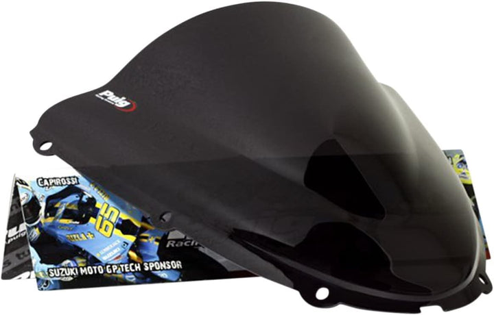 Puig 4053F Kuppel Racing Kawasaki ZX6r/rr 05-08 ZX10r 06-07, Transparent/Dunkelgrau Rauch Stärk getö