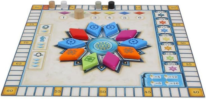 Plan B Games, Azul: Summer Pavilion, Board Game, Ages 8+, 2 to 4 Players, 30 to 45 Minutes Playing T
