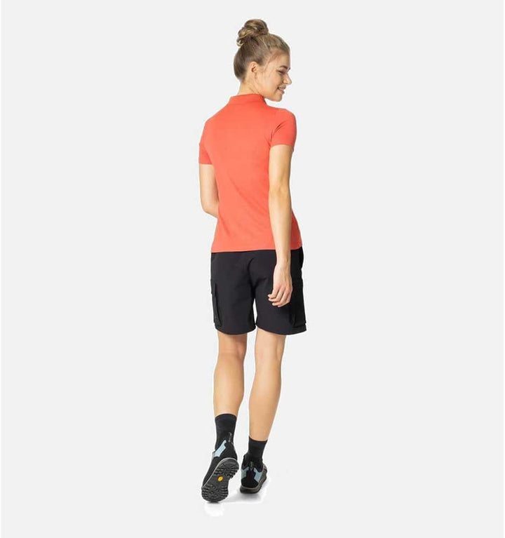 Odlo Damen F-Dry Kurzarm Polo Shirt L Cayenne, L Cayenne