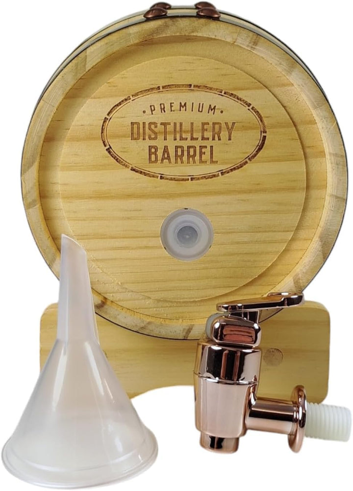 InGenious Mini-Dekanter aus Holz für Whiskyfässer | funktionaler Getränkehalter für Whisky und Spiri