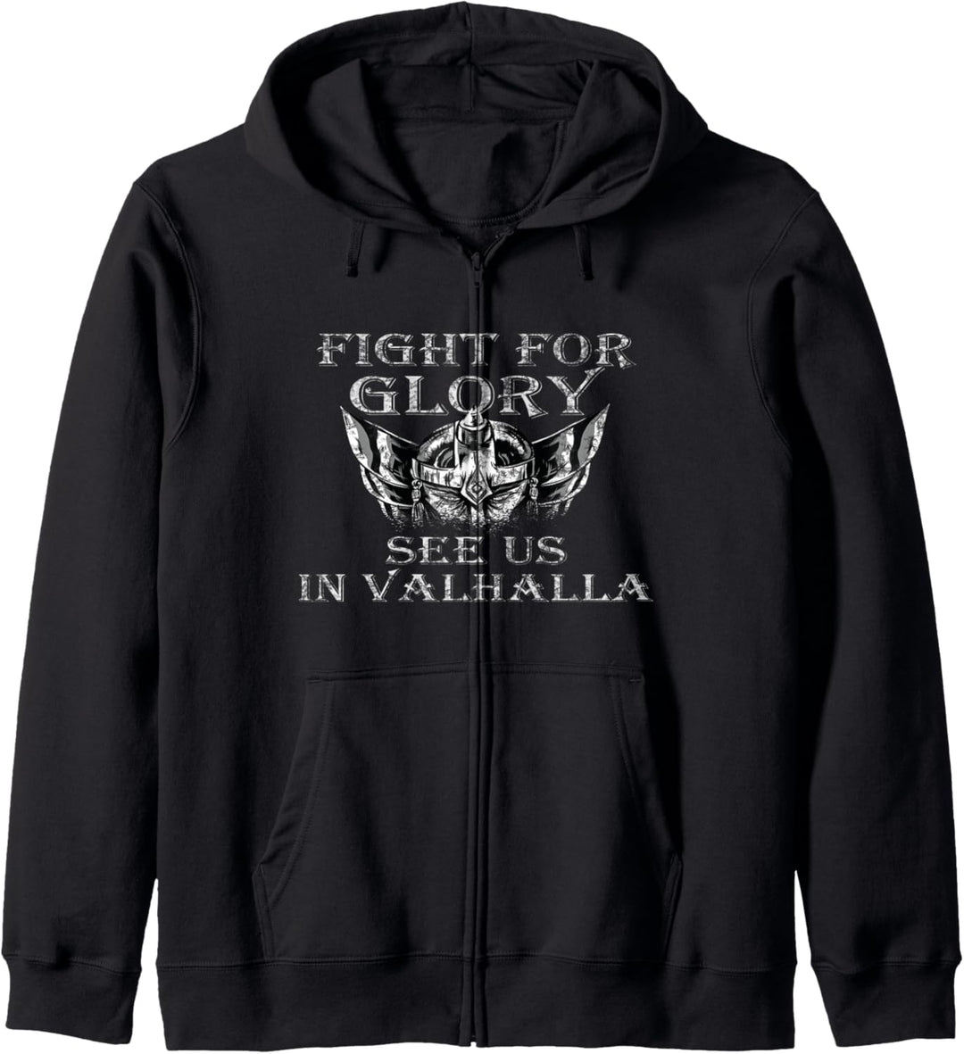 Wikinger Odin Ragna Wikinger Spruch Valhalla Kapuzenjacke