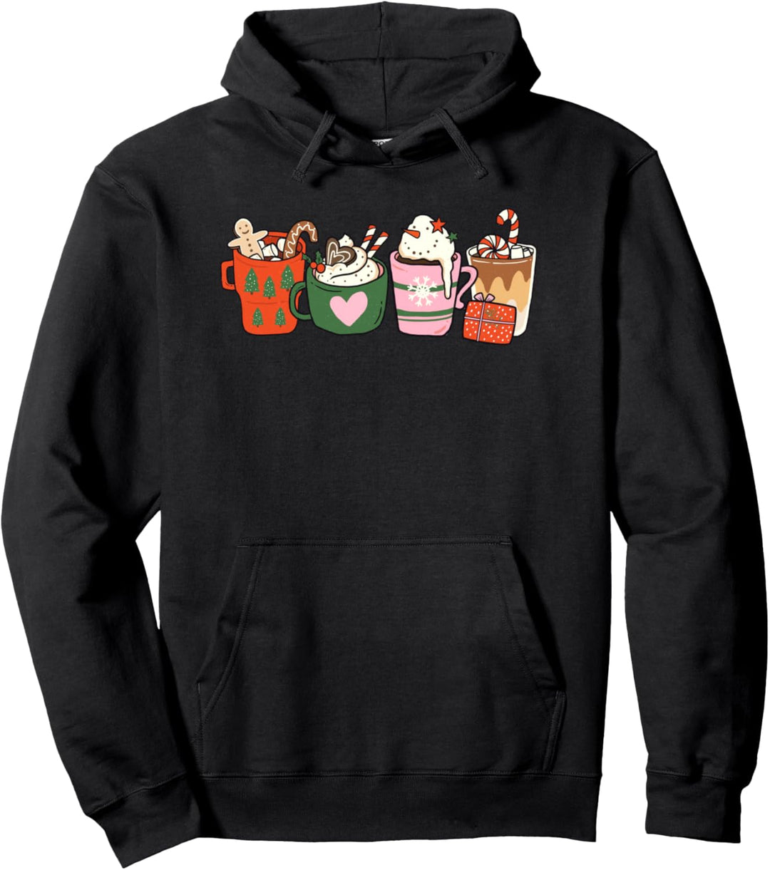 Niedliche Weihnachtsschokolade Pullover Hoodie