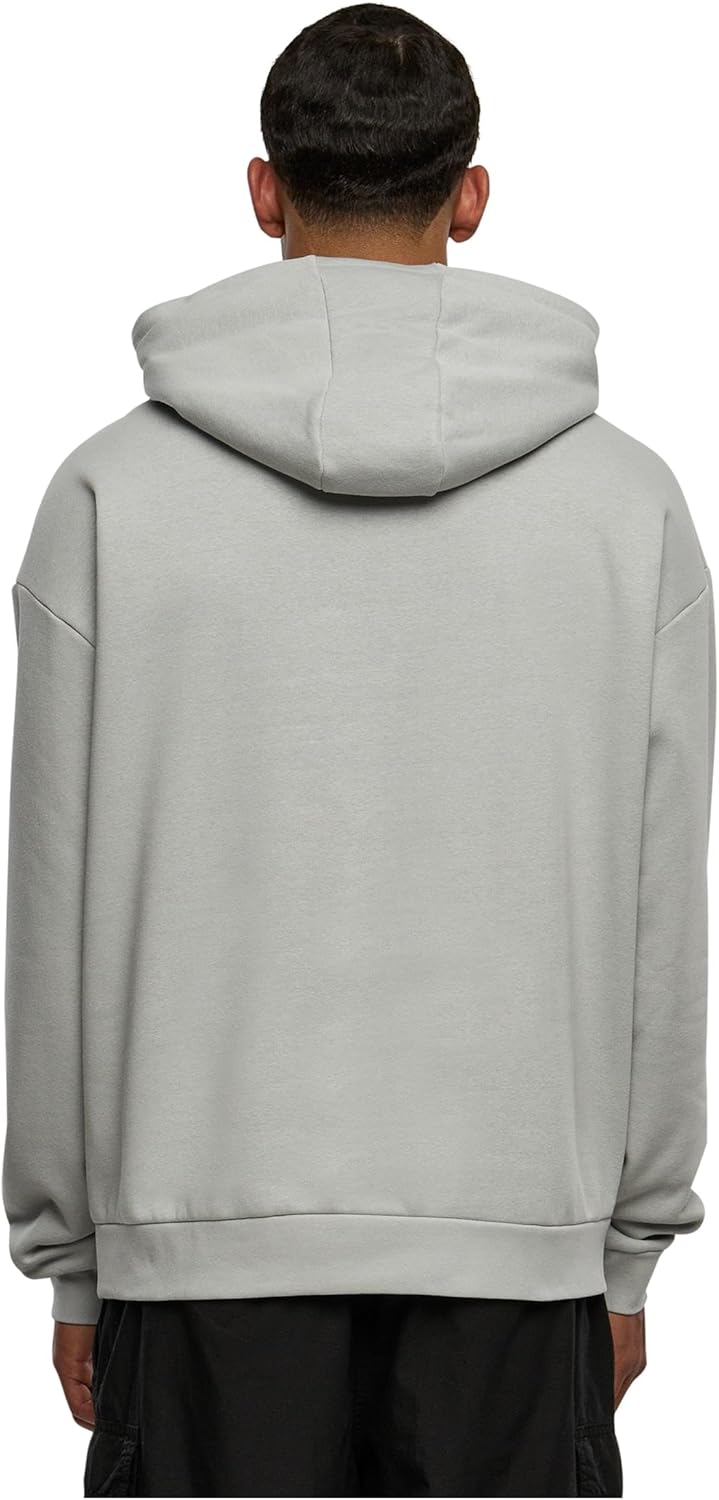 Urban Classics Herren High Neck Hoody Kapuzenpullover, Lightasphalt