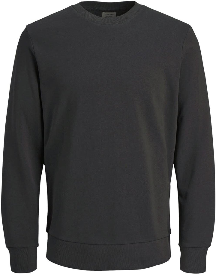 JACK & JONES Male Sweatshirt Klassisches S Grau (Raven/Reg Fit), S Grau (Raven/Reg Fit)