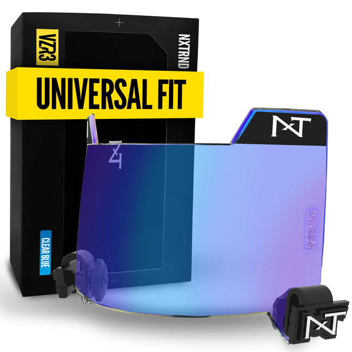 NXT NXTRND Vzr3 Fussball-Visier Einheitsgrösse Hellblau, Einheitsgr&amp;