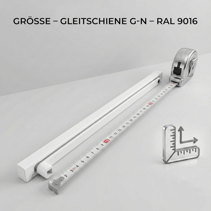 Obentürschliesser Dormakaba Gleitschiene G-N - RAL9016
