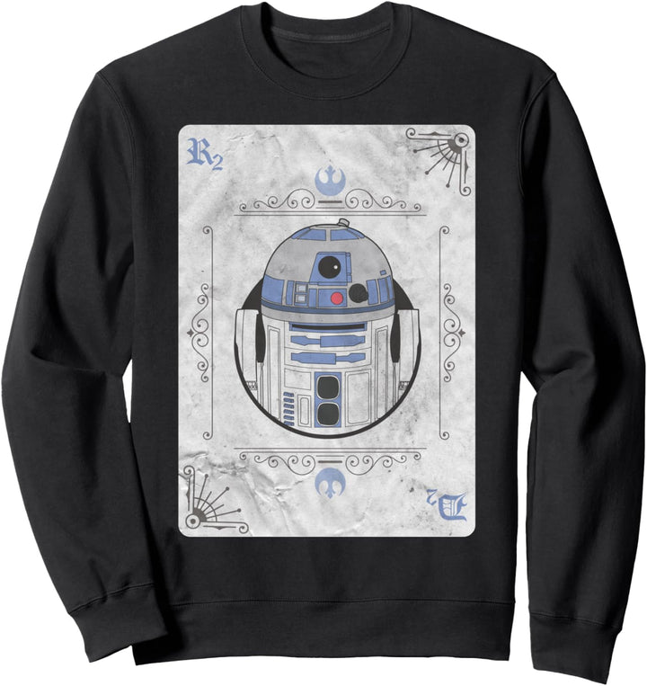 Star Wars R2-D2 Crumpled Paper Portrait Sweatshirt
