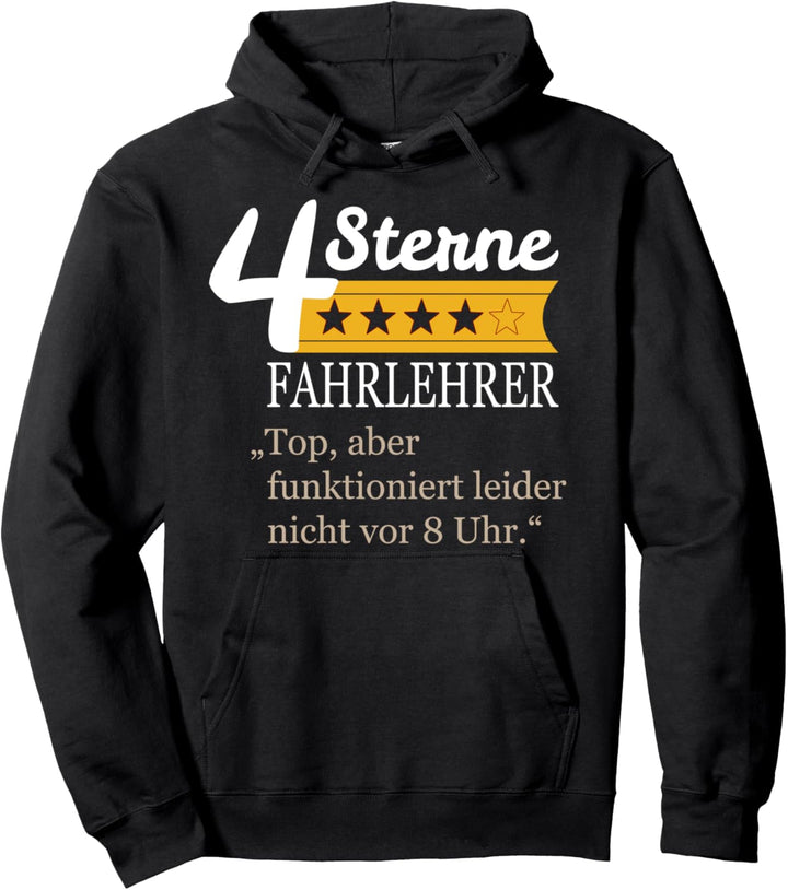 morgens müde / Morgenmuffel - Fahrlehrer Pullover Hoodie