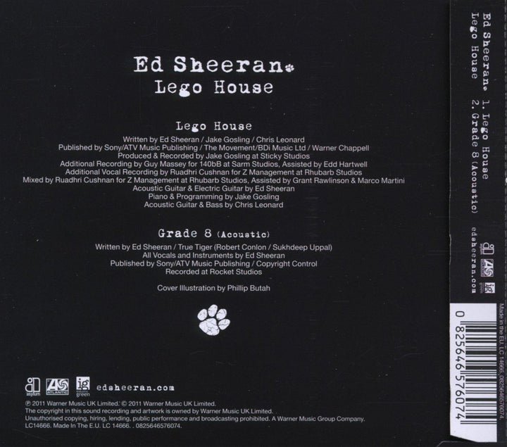 Lego House (2track), Audio-CD