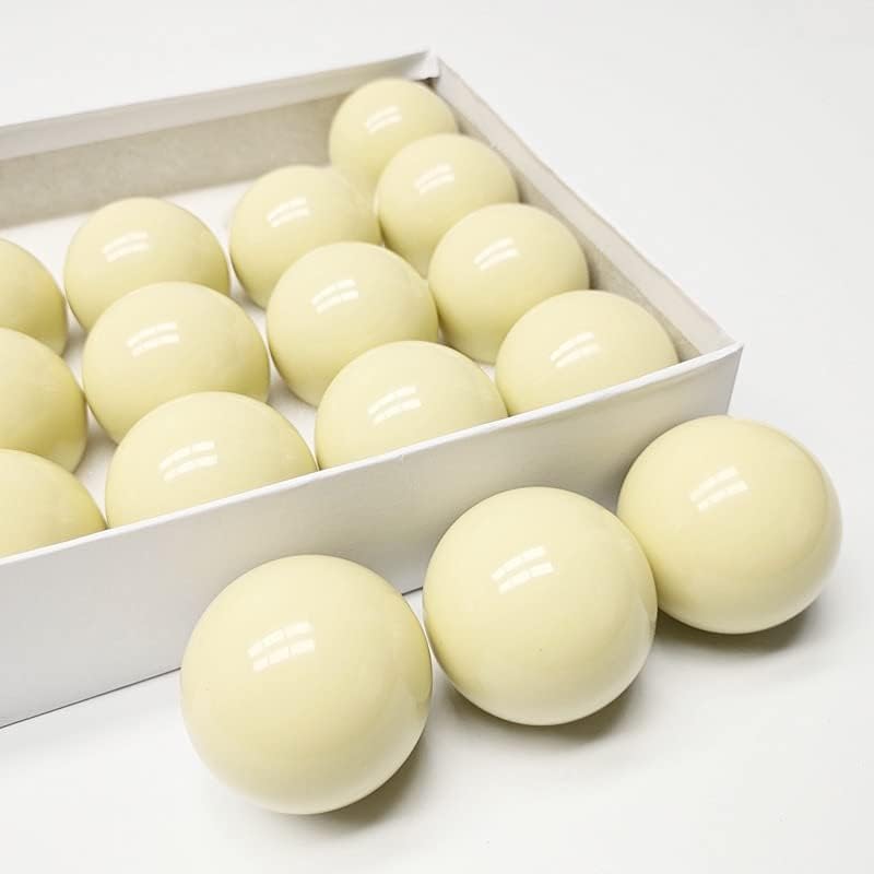 'Teekerwan Cue Ball Size 2 1/4'' Pool Table Billiard Cue Ball Training Ball White Cue Ball 6 oz' Wei