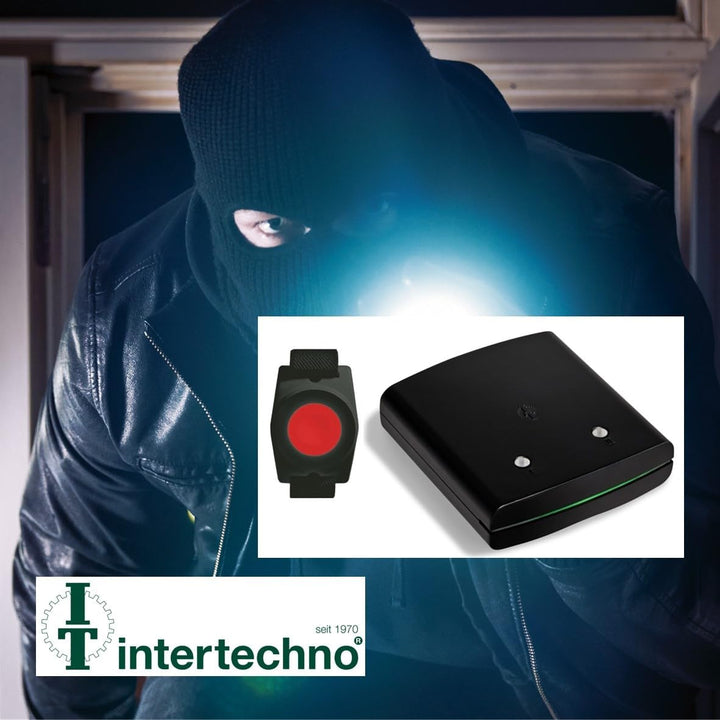 Intertechno IT-SOS Notrufzentrale inkl. rotem Taster