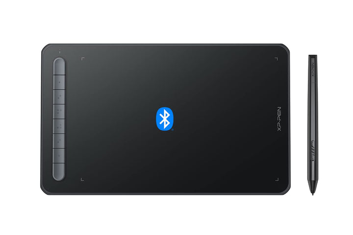 XP PEN Deco MW 8"x5" Grafiktablett Bluetooth Stifttablett mit 8 Schnelltasten, Tablet zum Zeichnen,