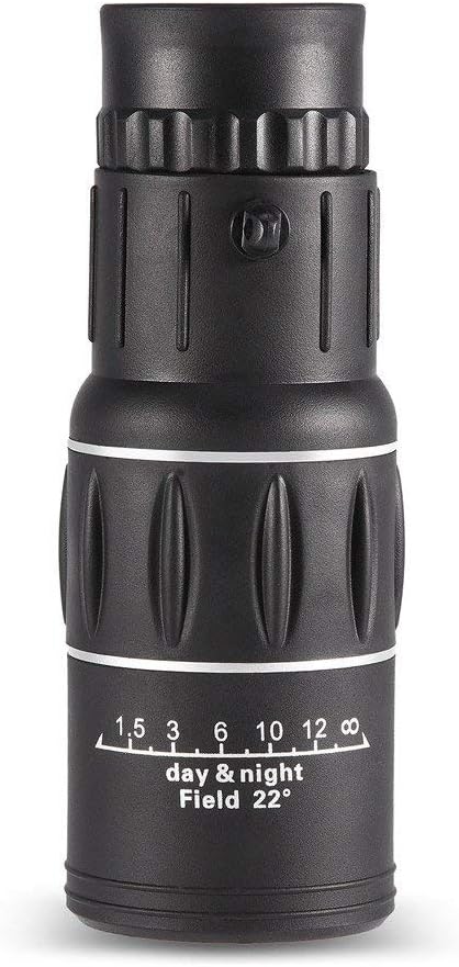 Diyeeni HD Handy Kamera Lens 16X52 Monocular Telescope, Einstellbarer Teleobjektiv Zoom Wasserdicht,