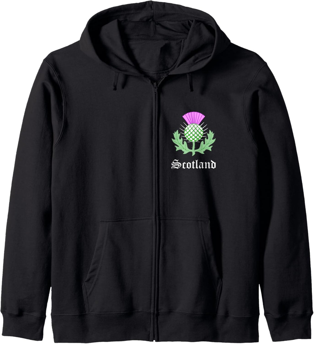 Scottish Thistle Flower Celtic Symbol Scotland Gifts Kapuzenjacke