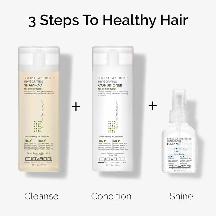 Giovanni Cosmetics Tea Tree Triple Treat Invigorating Conditioner, 24 Oz