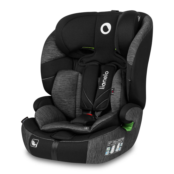 LIONELO LEVI ONE I-SIZE 76-150 cm Kinderautositz, Gruppe 1 2 3, Seitenschutz, 10 Grad Kopfstützenver