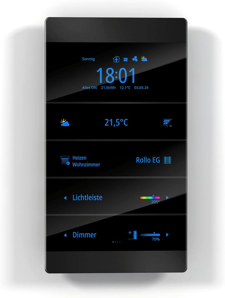MeTa² Premium Raumkontroller (Schwarz), Schwarz