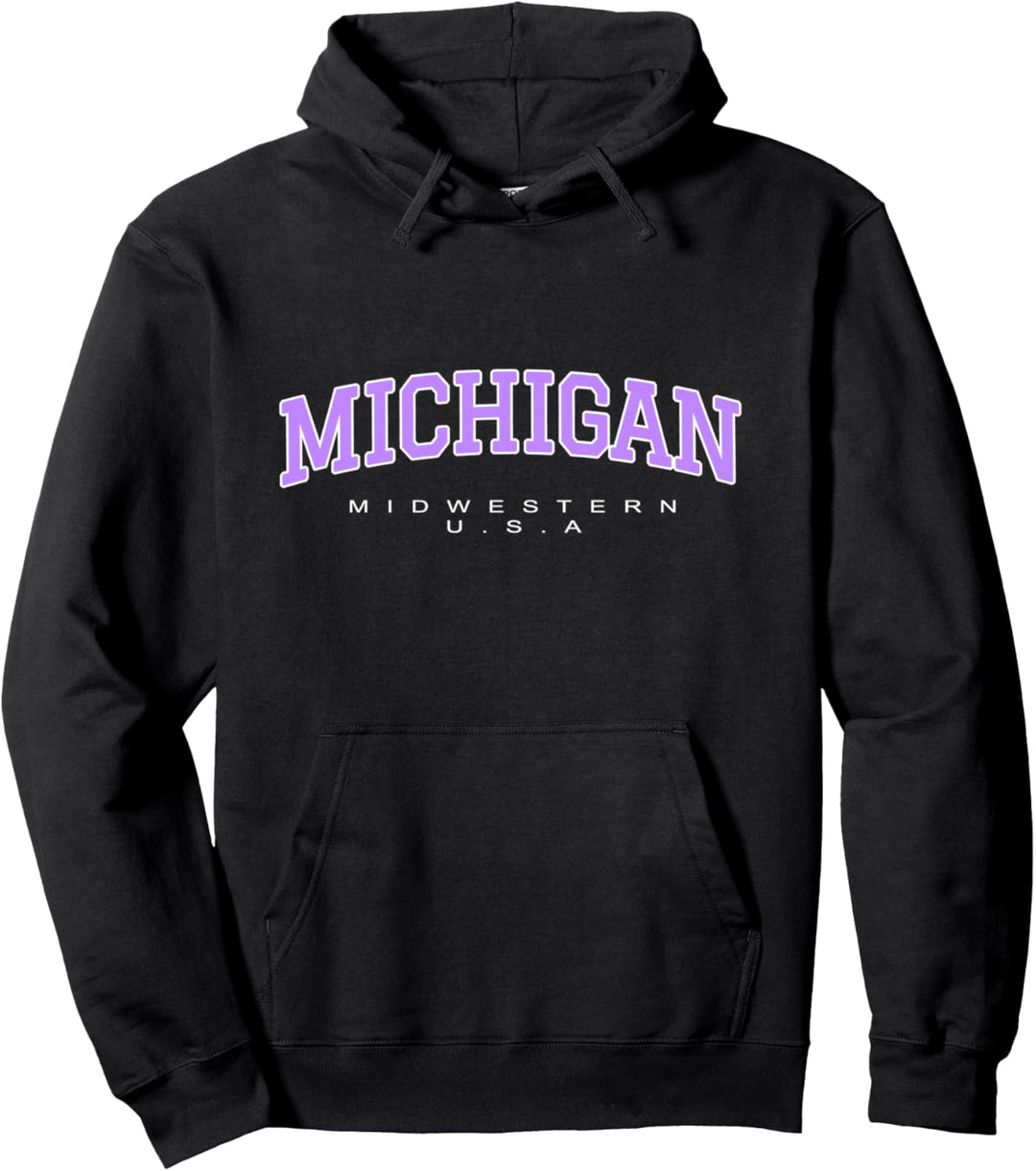 Aesthetic girl | Michigan| Streetwear Pullover Hoodie