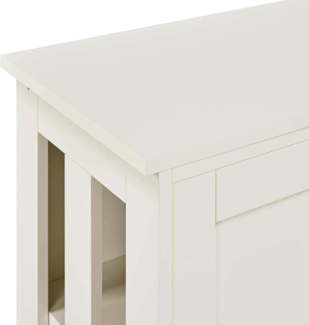 Yaheetech Küchenschrank Aufbewahrungsschrank mit Stauraum und Schiebetüren Konsolentisch Sideboard a