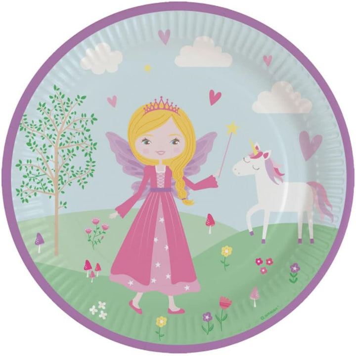 HHO Prinzessin-Party-Set 52tlg. - für 16 Gäste Teller Becher Servietten Prinzessin 