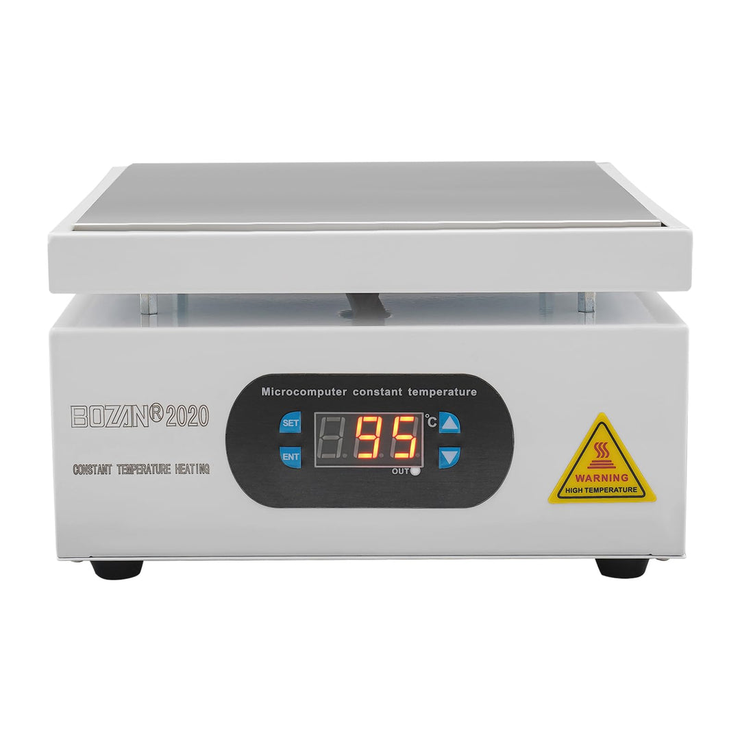 Heizstation Elektrische Heizplatte Vorwärmstation 200X200MM 0-500℃ Lötstation Heizstation mit Digita