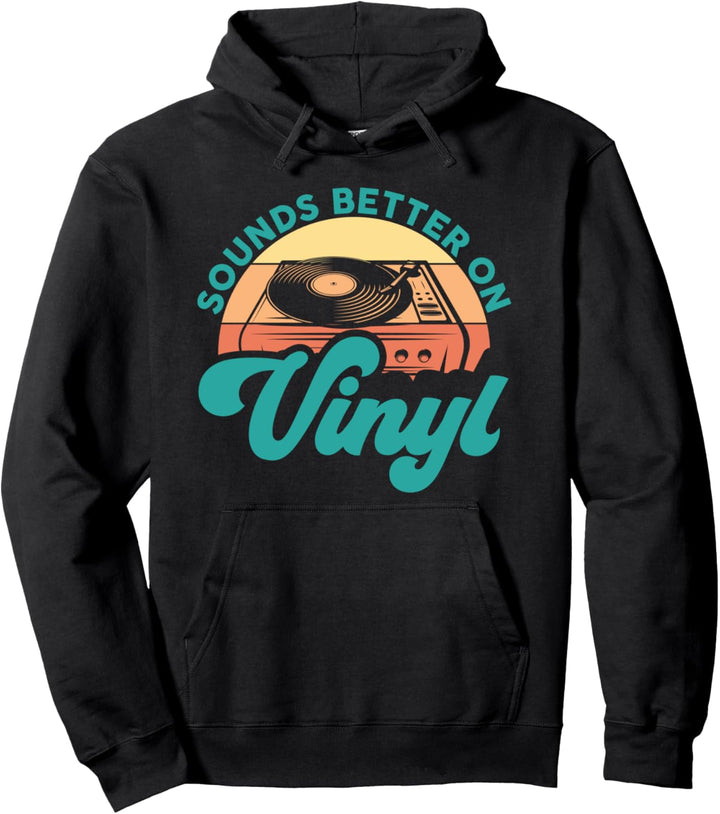 Vinyl-Schallplatten-Design für einen Sammler, lustiger Drehtisch Pullover Hoodie