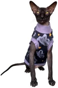Kotomoda Katzen-Rollkragen-Geist für Sphynx und nackte Katzen (X-Large) XL, XL
