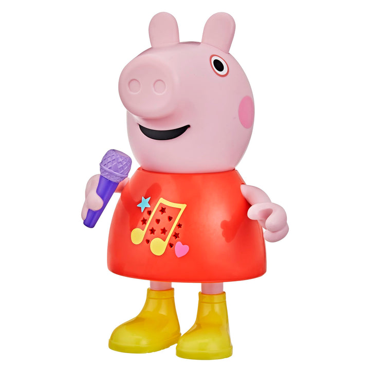 Peppa Pig Plauder- &amp; Singspass Peppa Puppe, Pink, 20 cm Talk and Sing, Talk and Sing