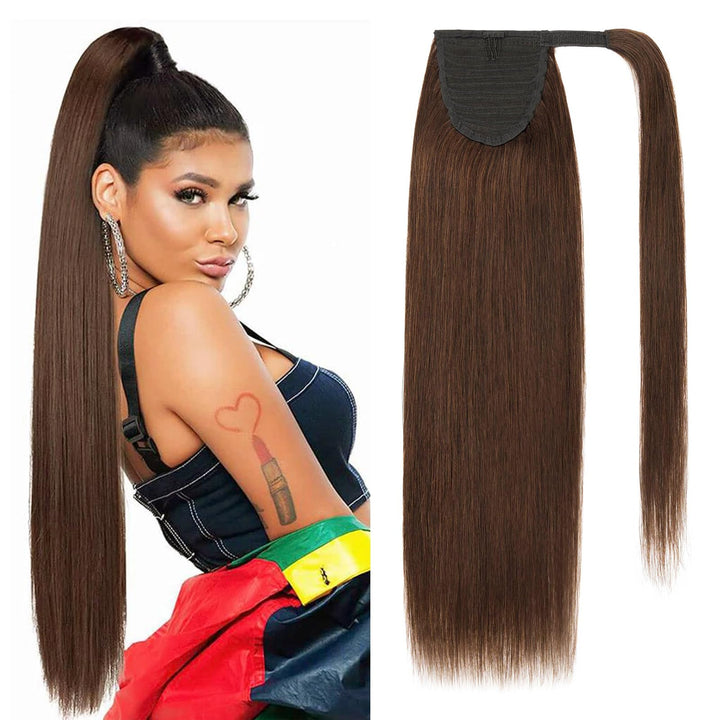 Benehair Ponytail Extension Echthaar, Zopf Extensions Echthaar, Wrap Around Echthaars Ponytail für F