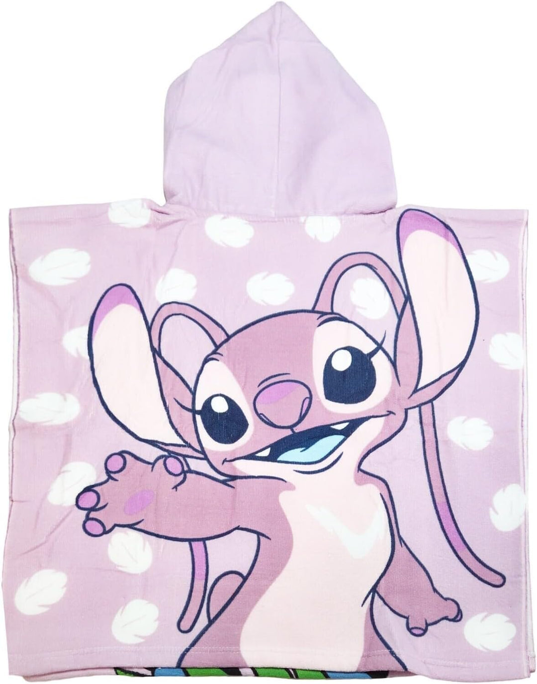 Aymax Disney Lilo &amp; Stitch Kinder Badeponcho – Kapuzenhandtuch 55x110 cm – 3 Motive zur Auswahl, Far