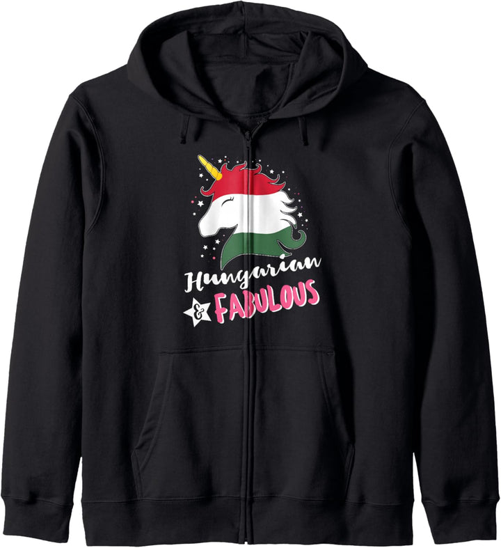Hungarian Unicorn Hungary Flag Kapuzenjacke