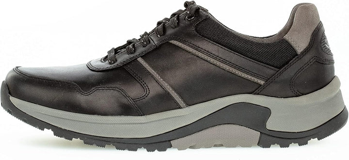 Pius Gabor Herren Sneaker Low, Männer Halbschuhe,Wechselfussbett 42.5 EU Schwarz, 42.5 EU Schwarz