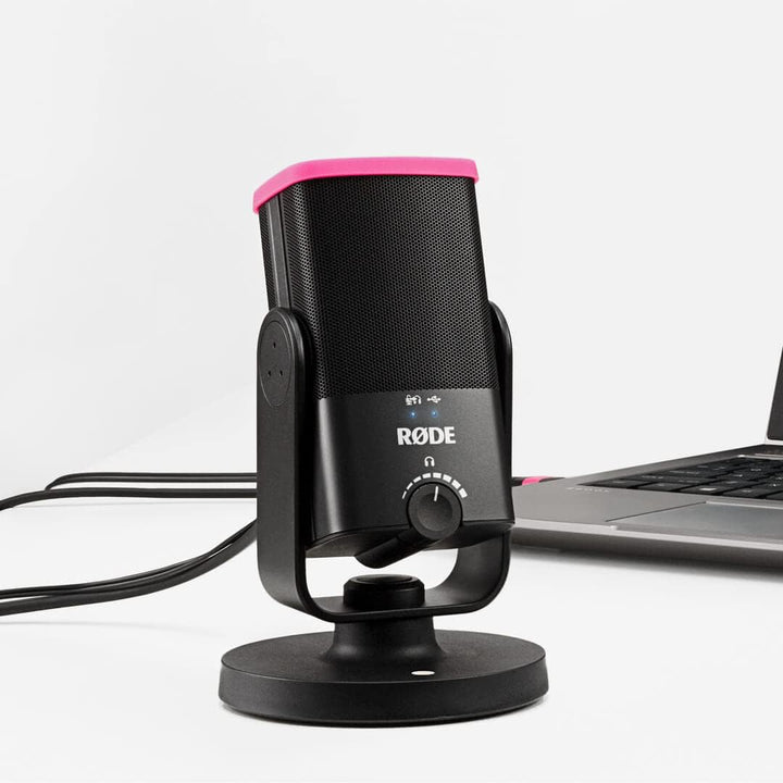 Rode NT-USB Mini Kondensator-Mikrofon + NTH-100 Studio-Kopfhörer + keepdrum Mikrofasertuch
