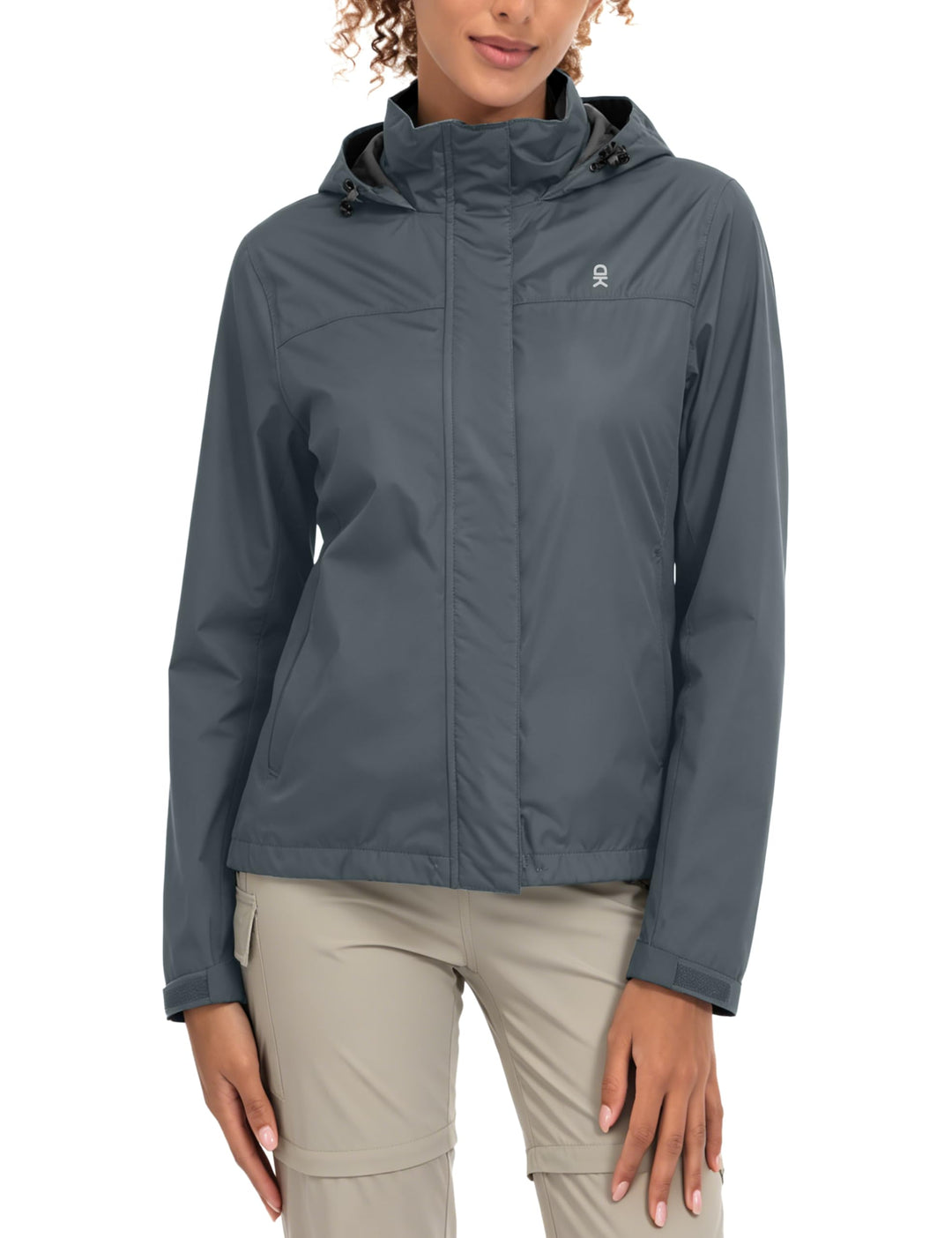 Little Donkey Andy Damen wasserdichte Regenjacke Leichte atmungsaktivem Regenjacke für Outdoor-Windb