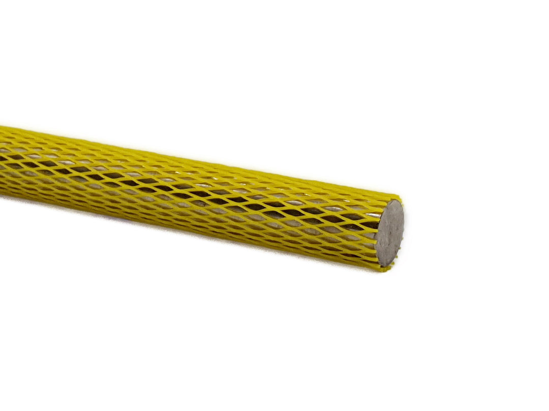 Ø25-50 mm | GELB | Netzschlauch Verpackungsnetz Netzschutzschlauch | 200 Meter | Starke Ausführung 2