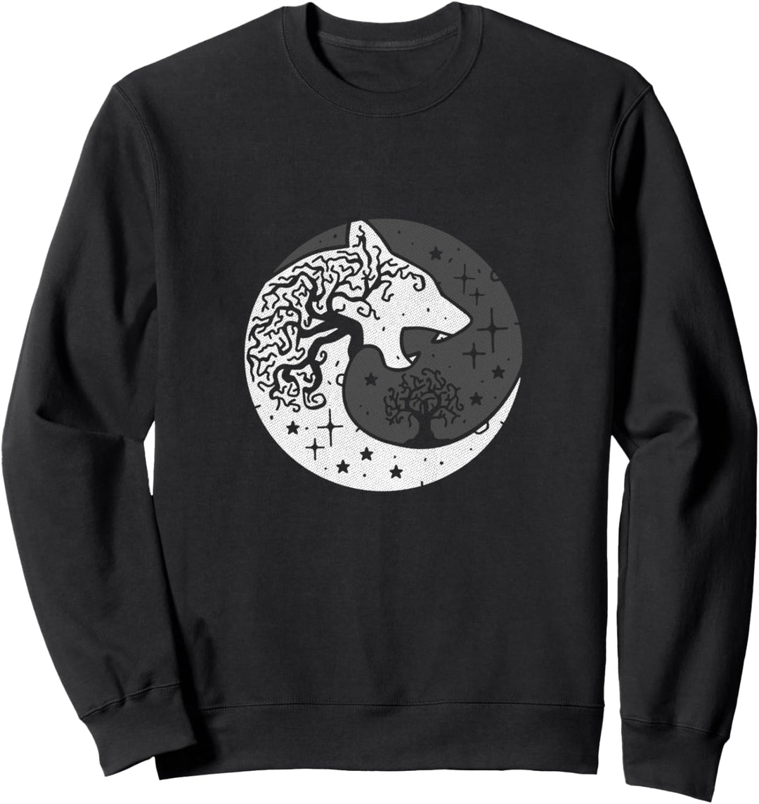 Geri und Freki Yggdrasil Odin Norse Mythology Thor Sweatshirt
