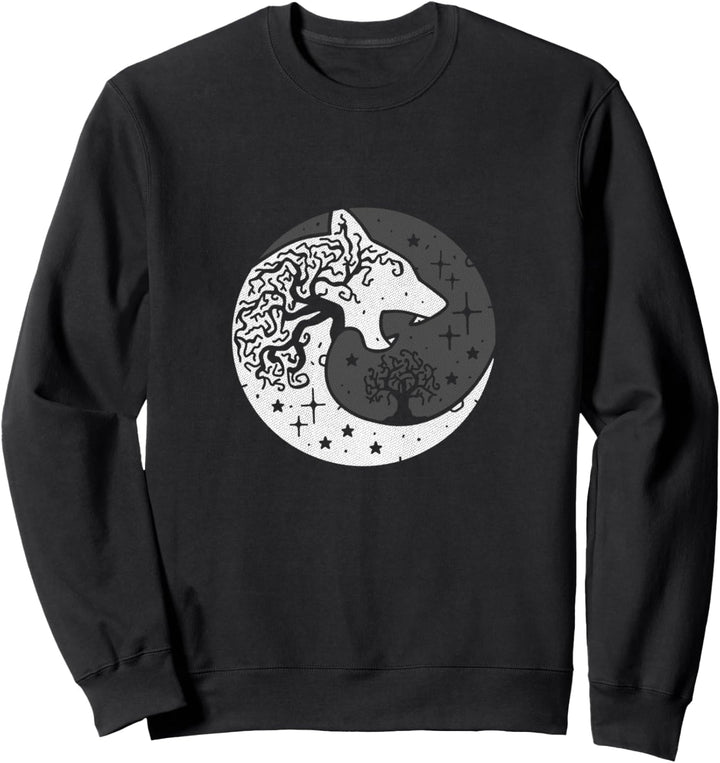 Geri und Freki Yggdrasil Odin Norse Mythology Thor Sweatshirt