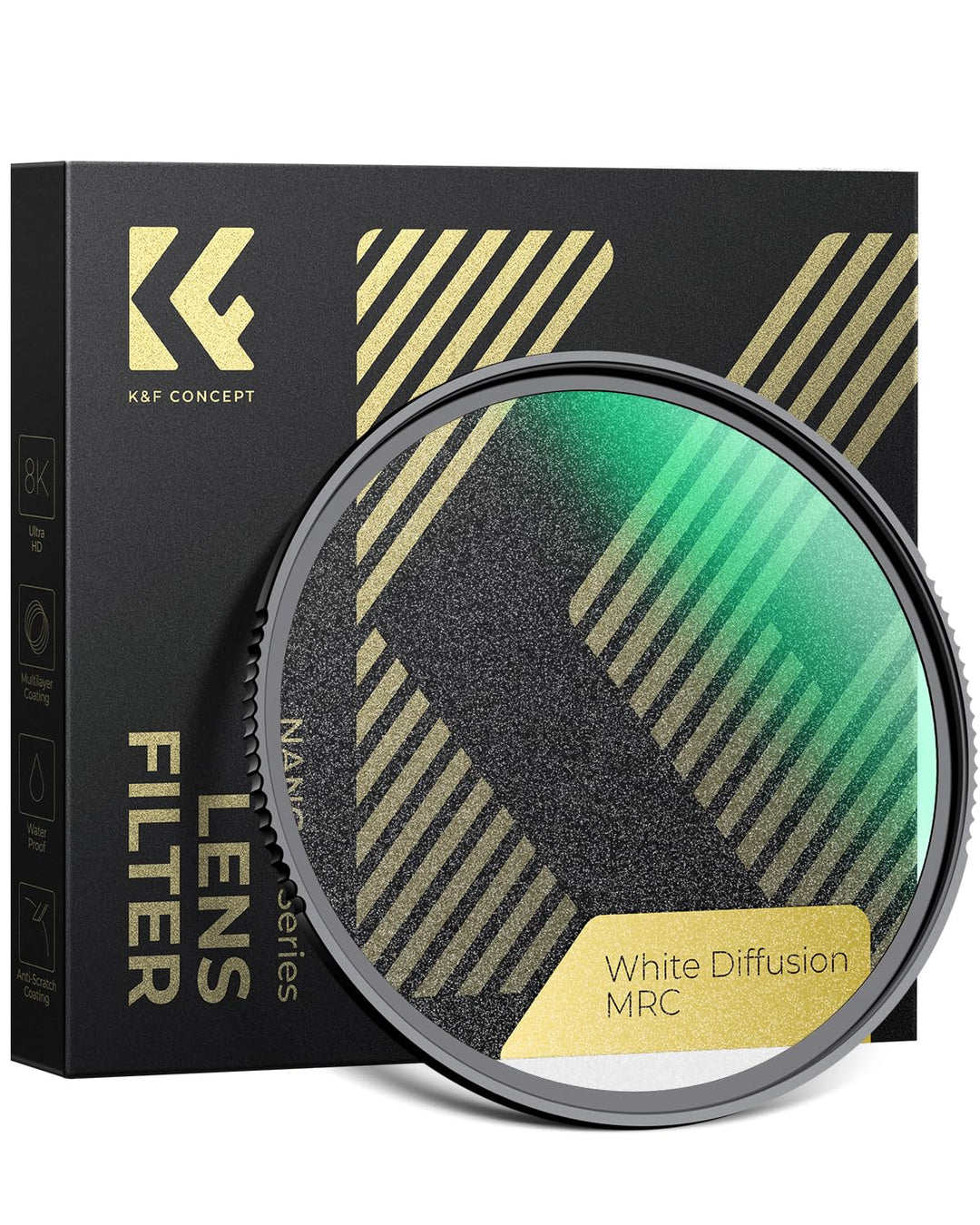 K&F CONCEPT Nebel-Effekt Diffusionsfilter 72mm Mist Filter für Landschafts- und Porträtfotografie (N