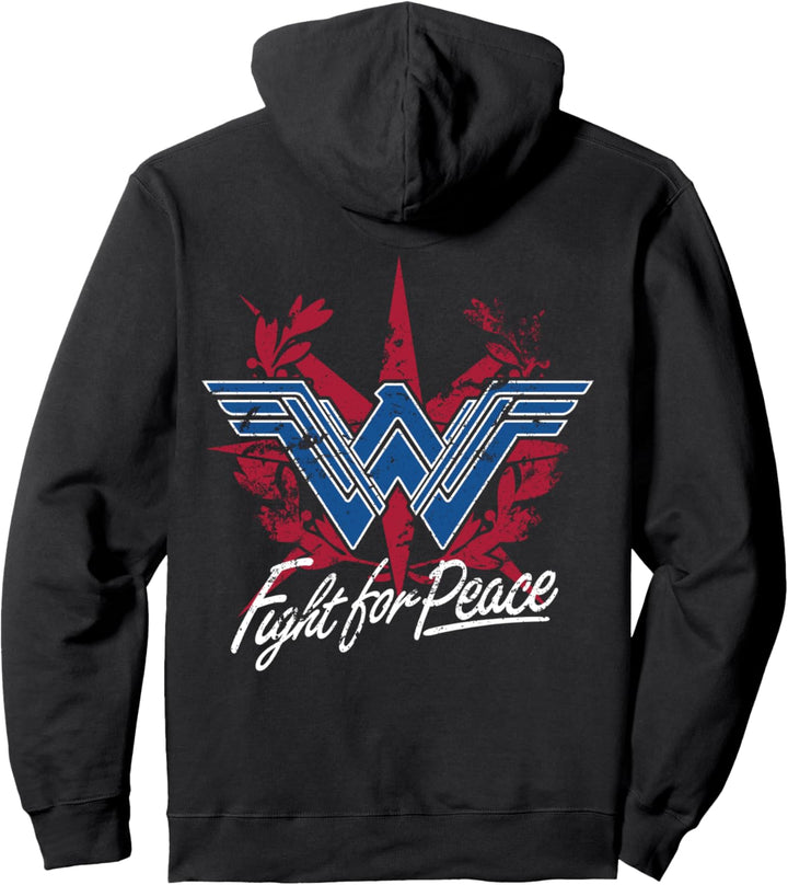 DC Wonder Woman-Logo Kämpft gegen den Frieden Pullover Hoodie